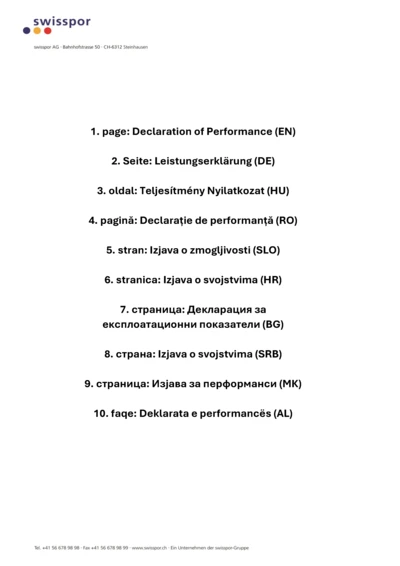 DOP swisspor TETTO Alu